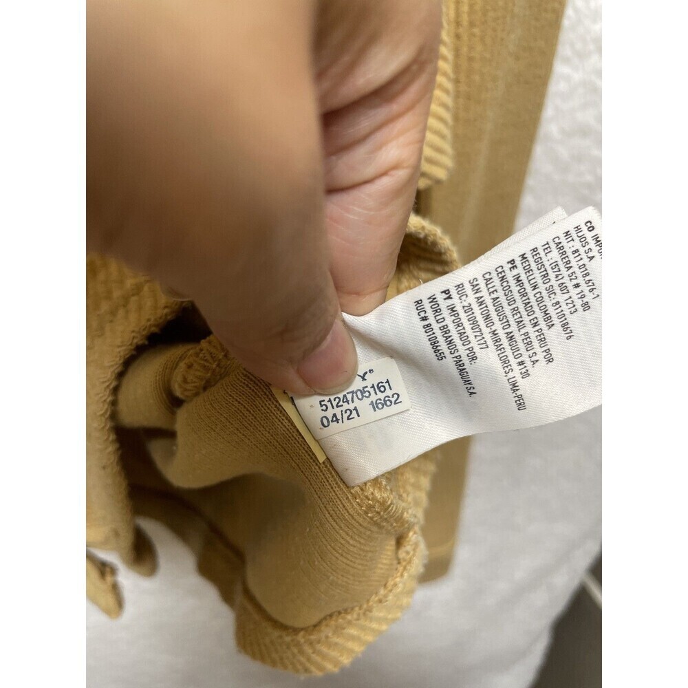 American Eagle Hoodie Women’s M Yellow Ribbed Knit Button Front Long Sleeve - Picture 4 of 11